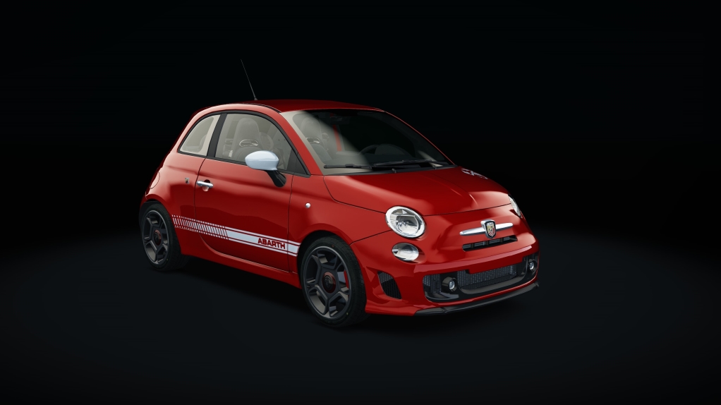 Abarth 500 EsseEsse, skin red_scorpion