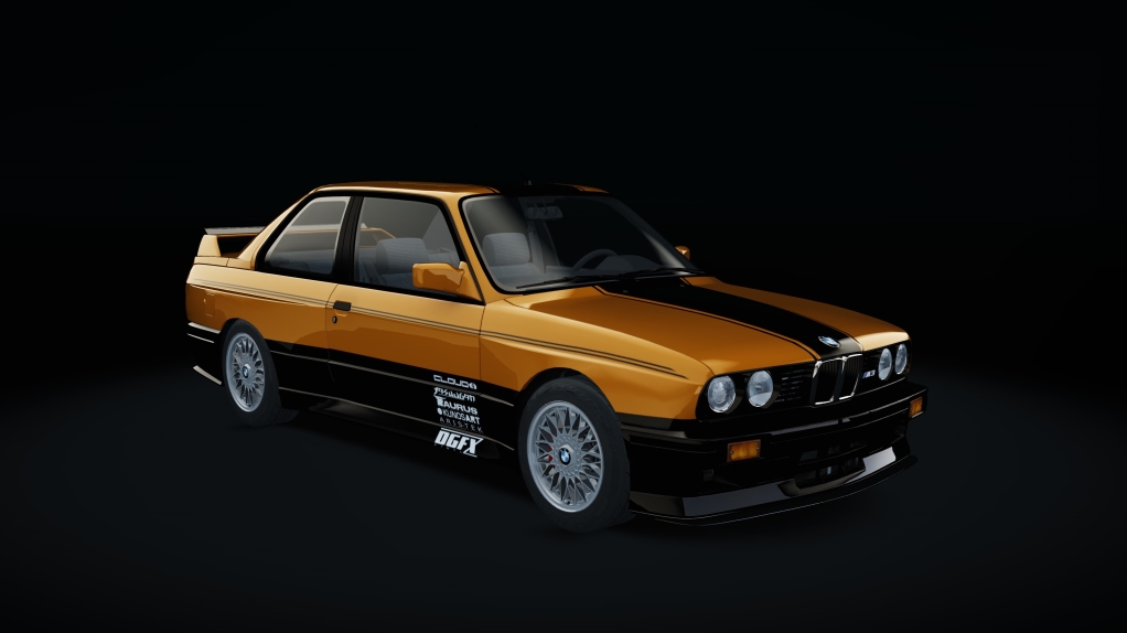 BMW M3 E30 Step1, skin Burnt_Orange