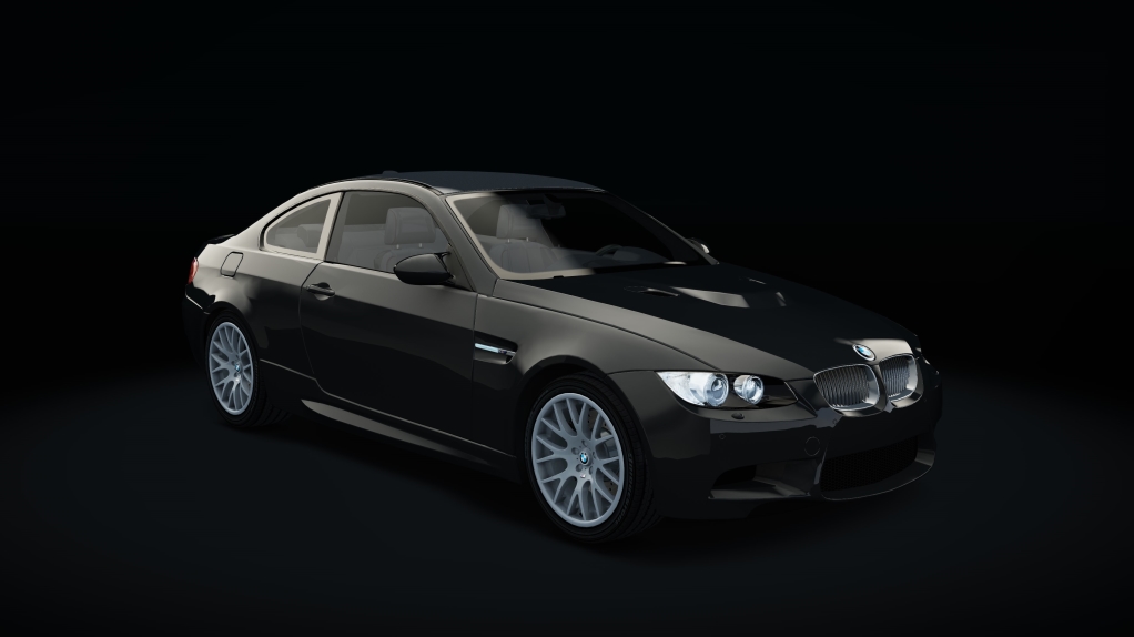 BMW M3 E92, skin Frozen_Black