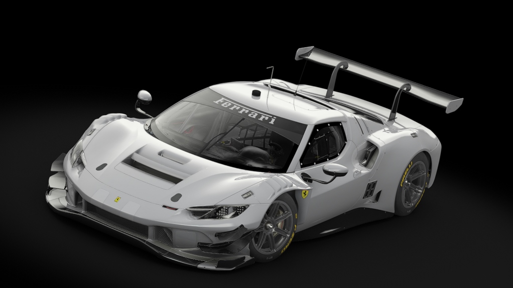 Ferrari 296 GT3, skin Template GTDPro