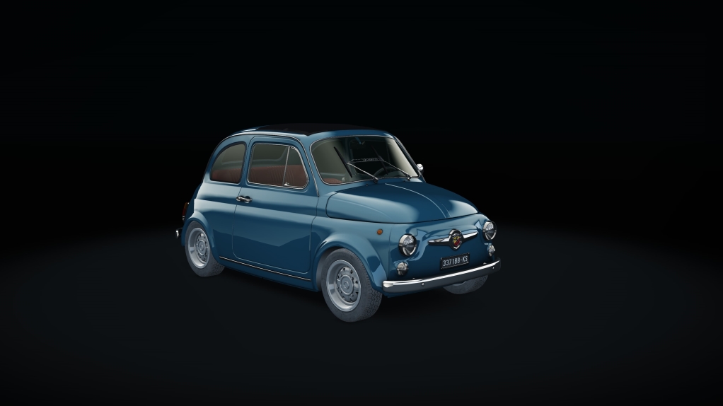 Abarth 595 SS, skin blue_medio