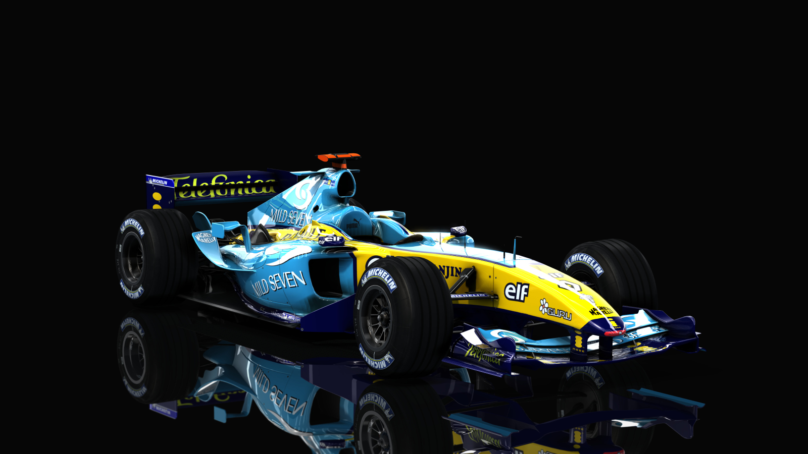 Ferrari F2004, skin Renault_7