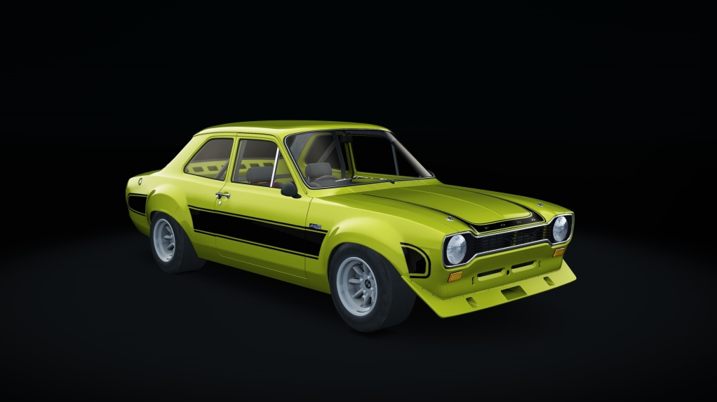 Ford Escort RS1600, skin yellow_black