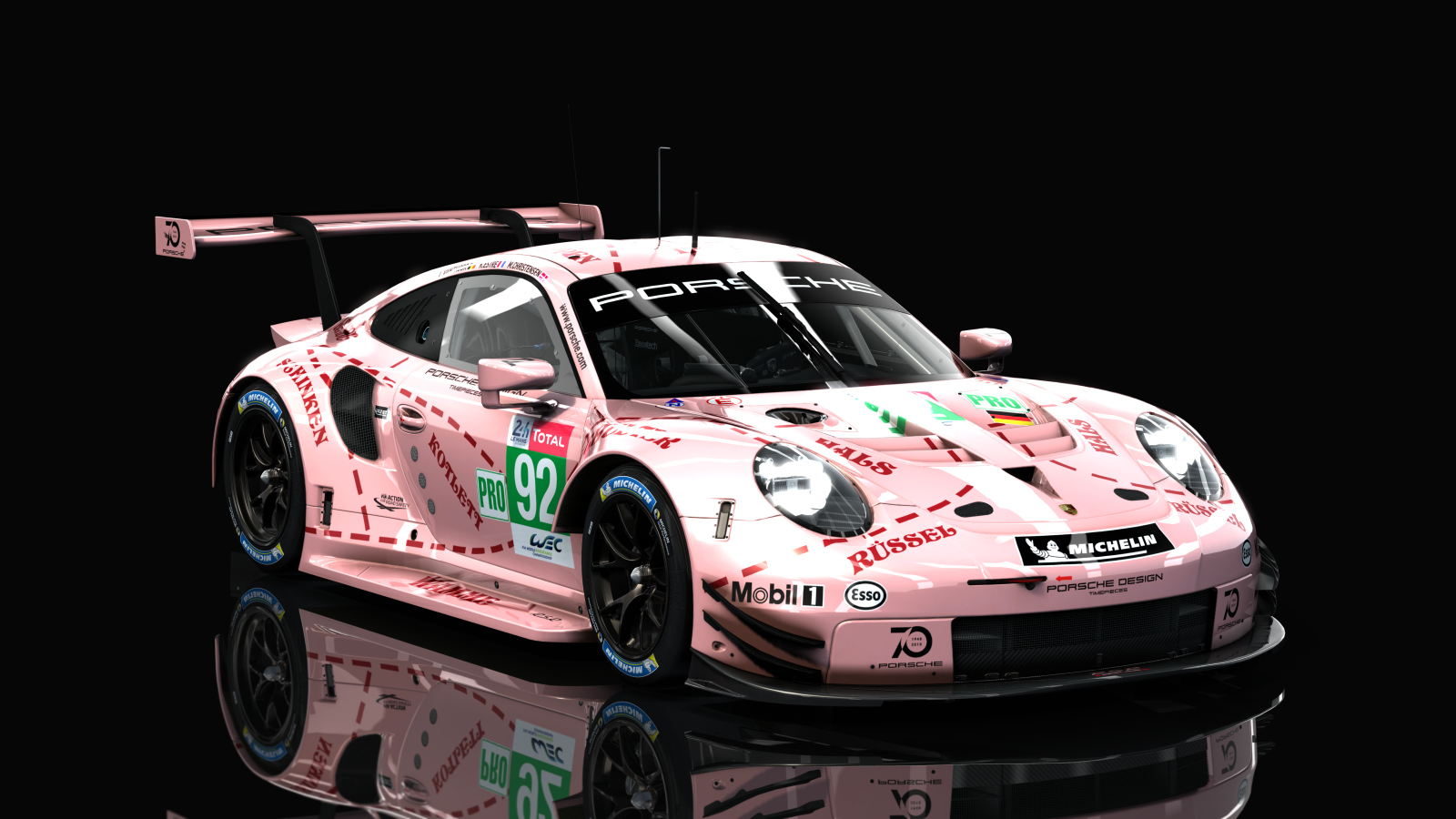 Porsche 911 RSR 2018, skin 2018_24H_Lemans_92