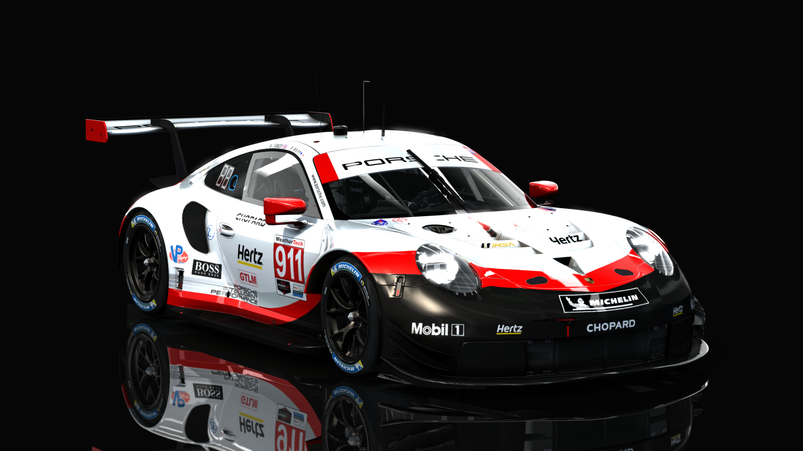 Porsche 911 RSR 2018, skin 2019_Lime_Rock_911