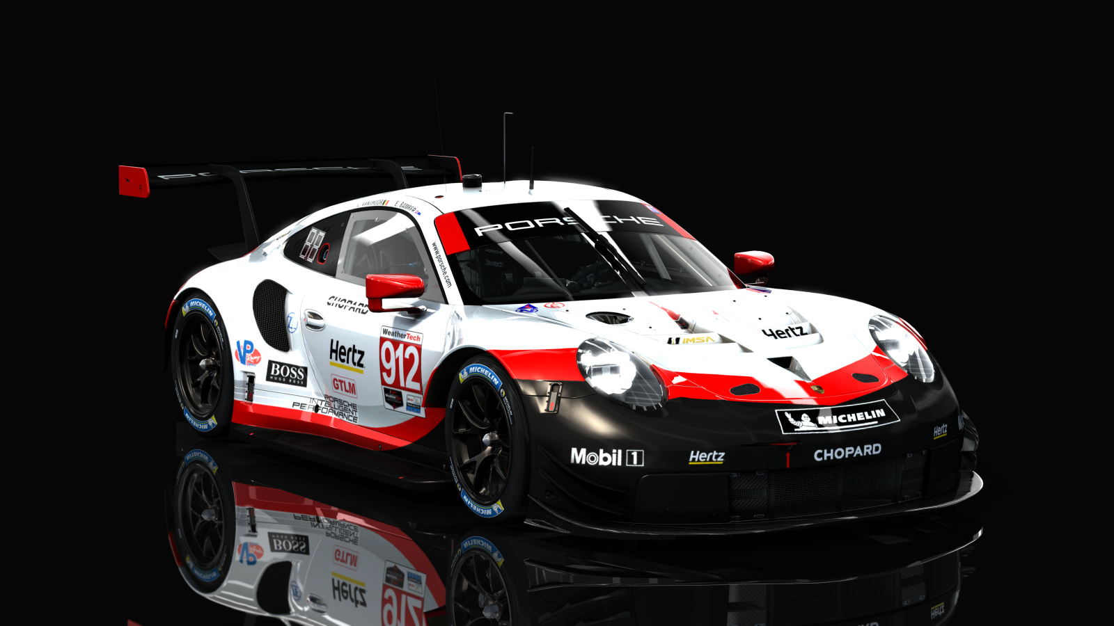 Porsche 911 RSR 2018, skin 2019_Lime_Rock_912