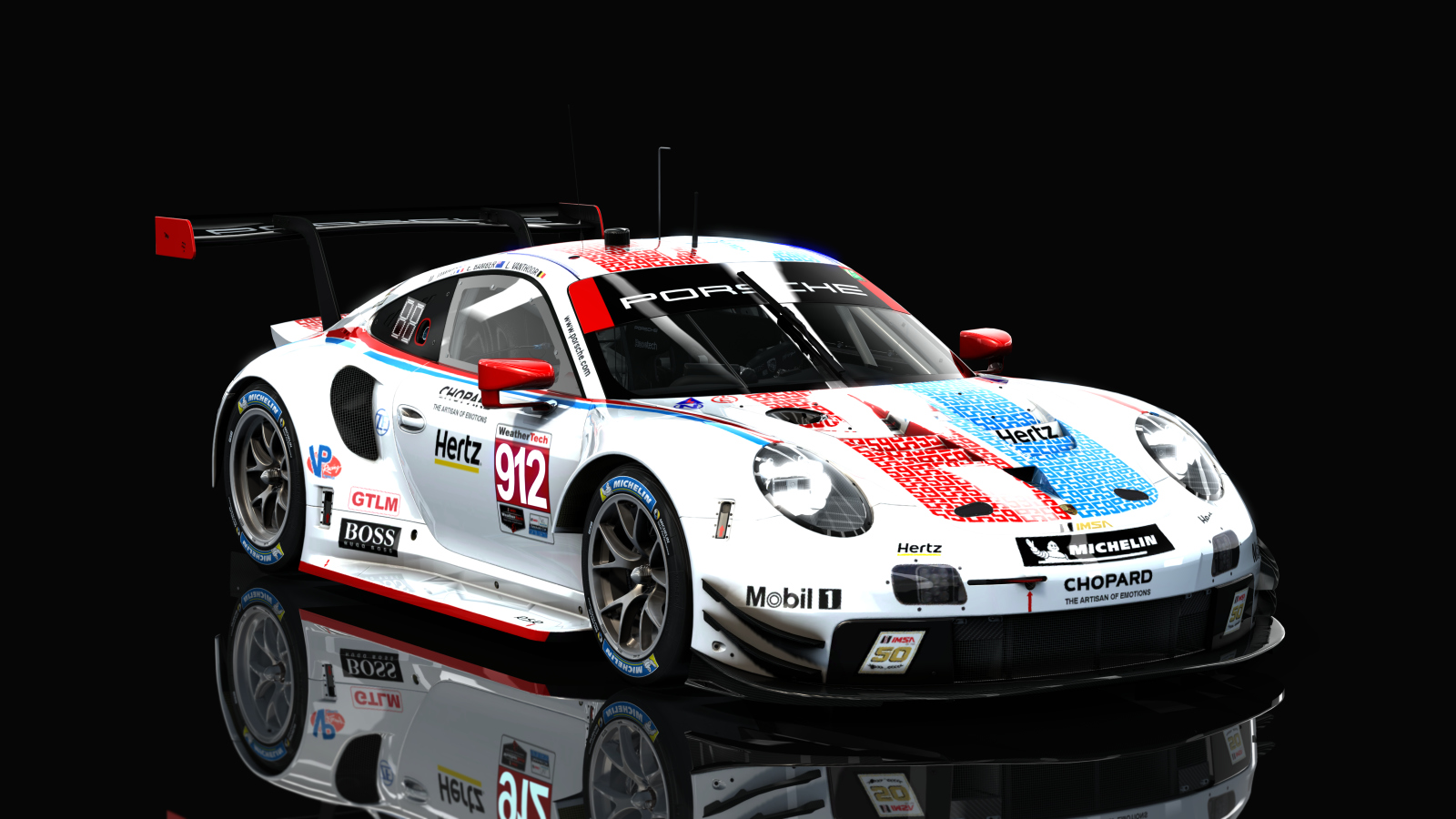 Porsche 911 RSR 2018, skin 2019_Sebring_12h_912