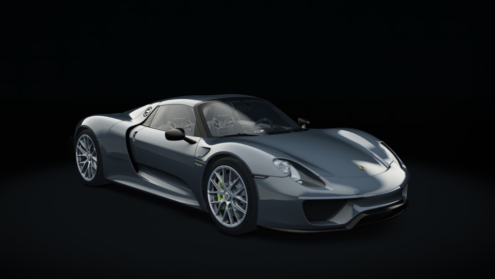 Porsche 918 Spyder, skin 03_liquid_metal_silver