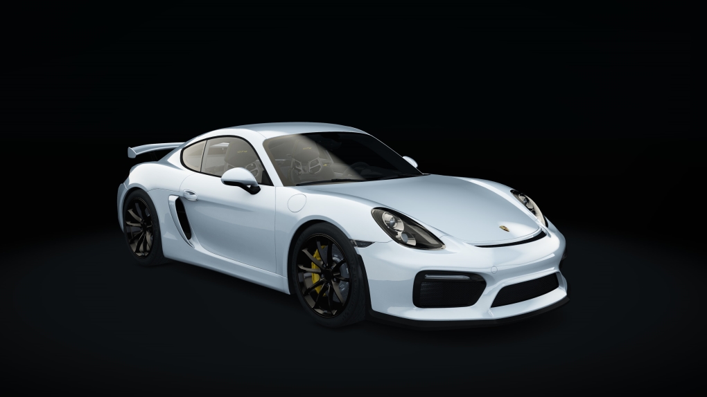 Porsche Cayman GT4, skin 04_carrara_white_metallic