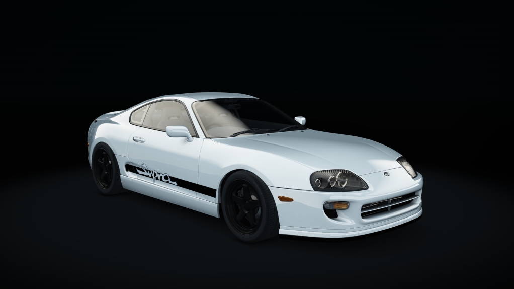 Toyota Supra MKIV Drift, skin 05_white