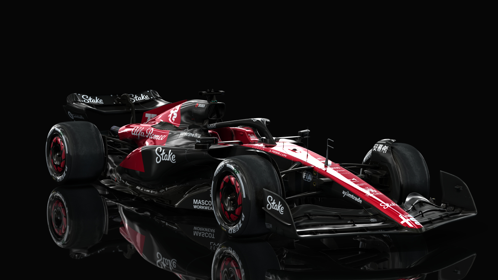 VRC Formula Alpha 2023, skin C43_77_Bottas