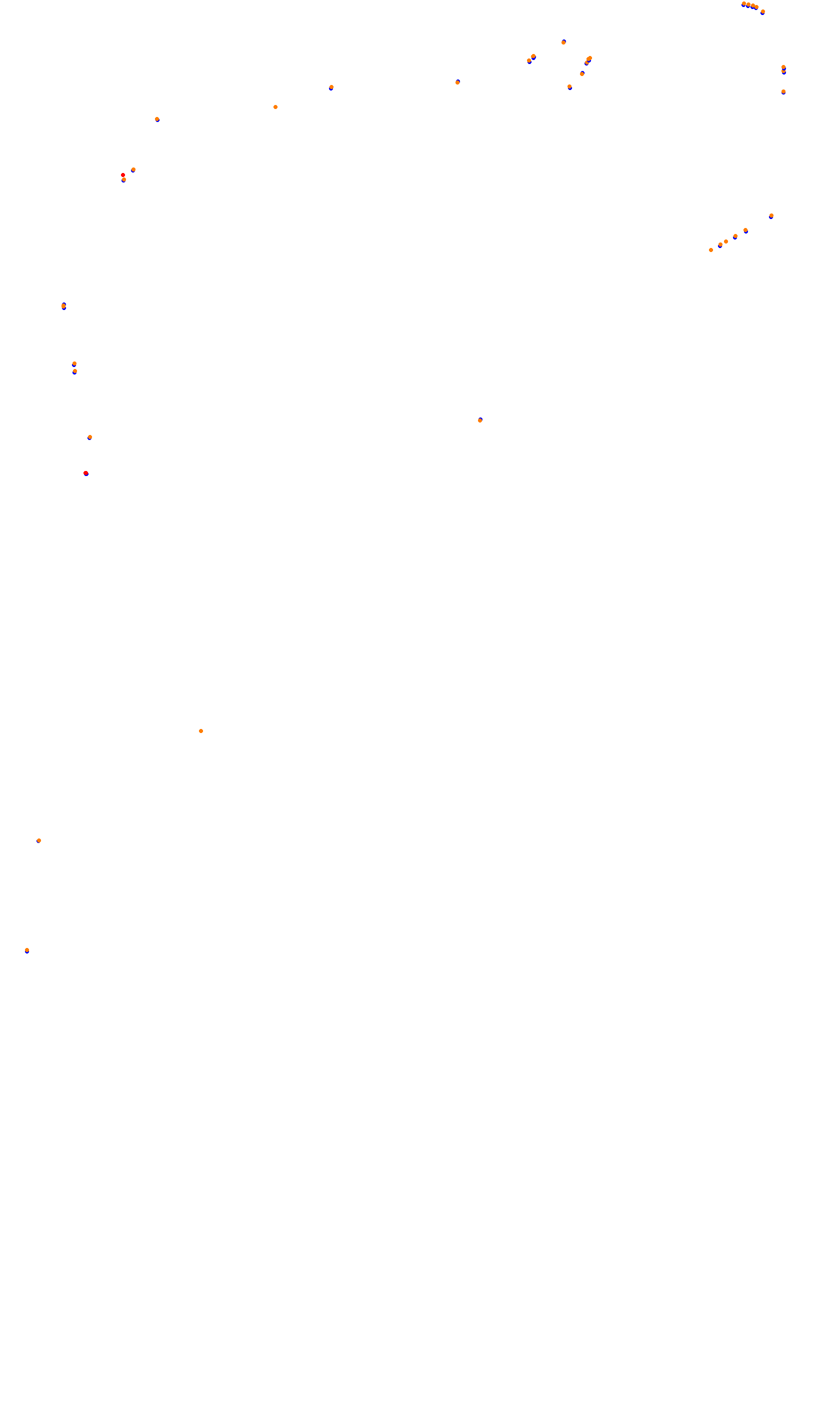 Monza collisions