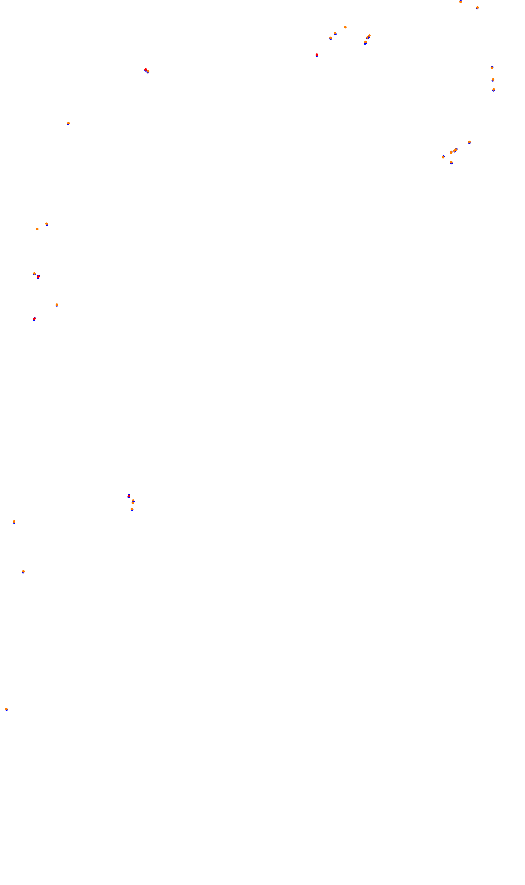 Monza collisions