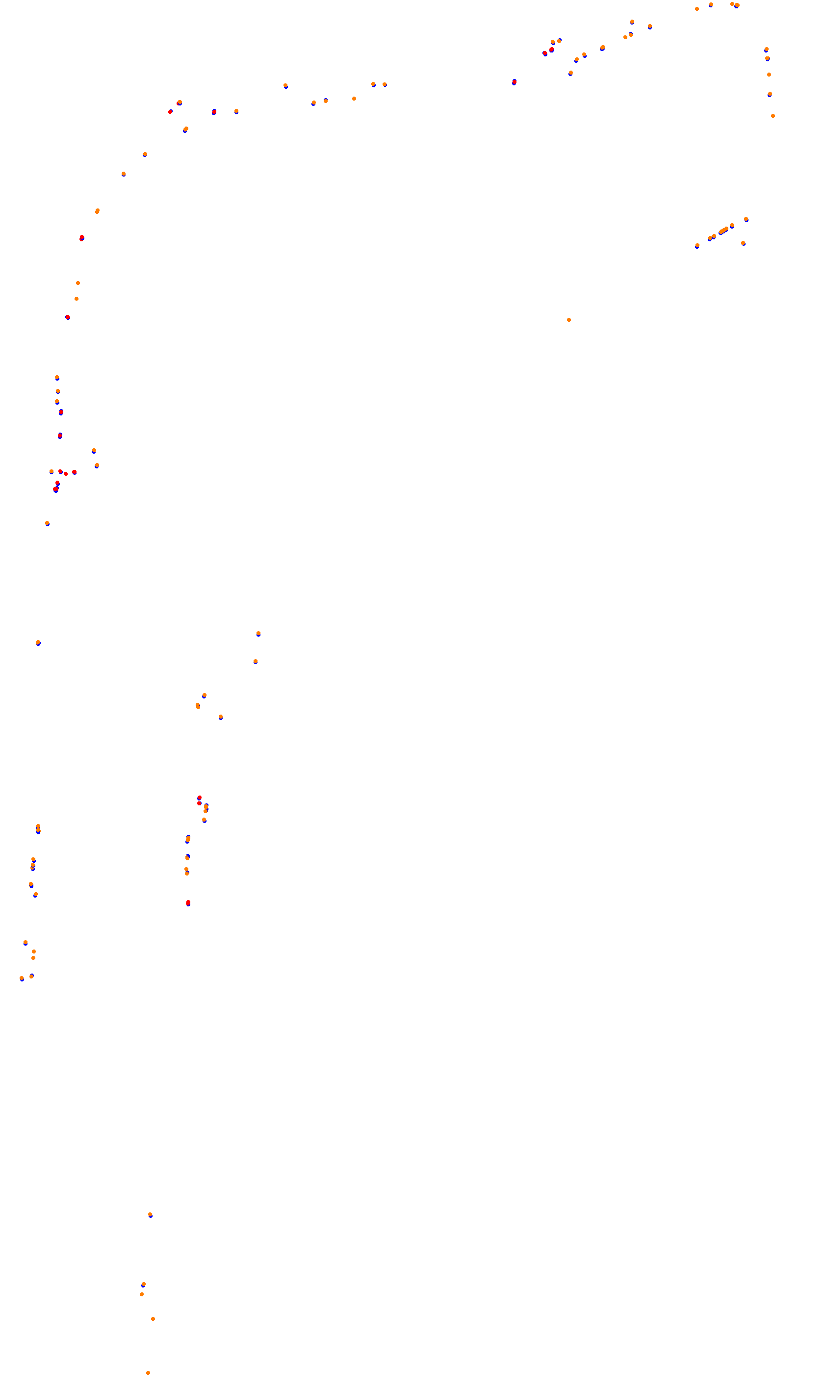 Monza collisions