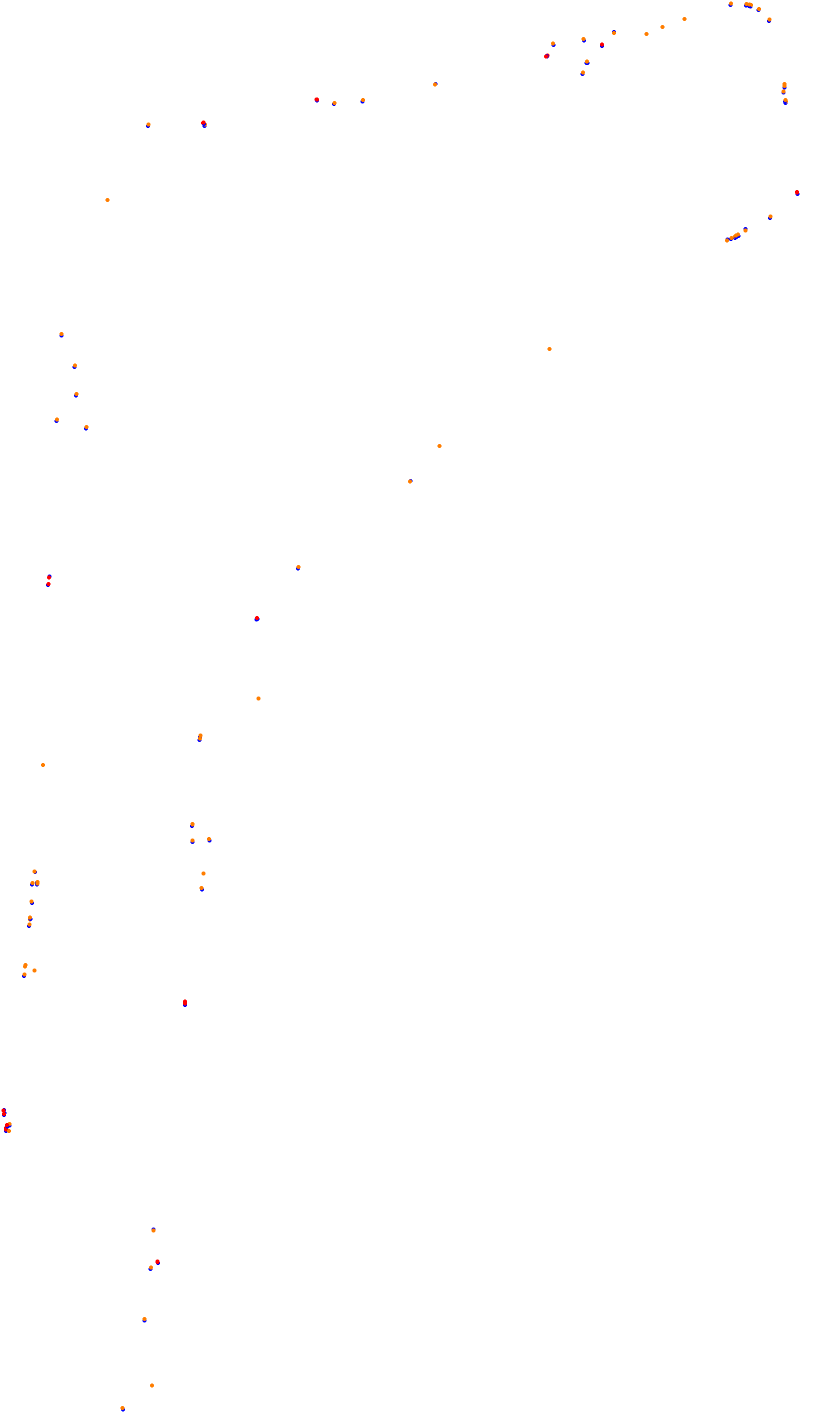 Monza collisions