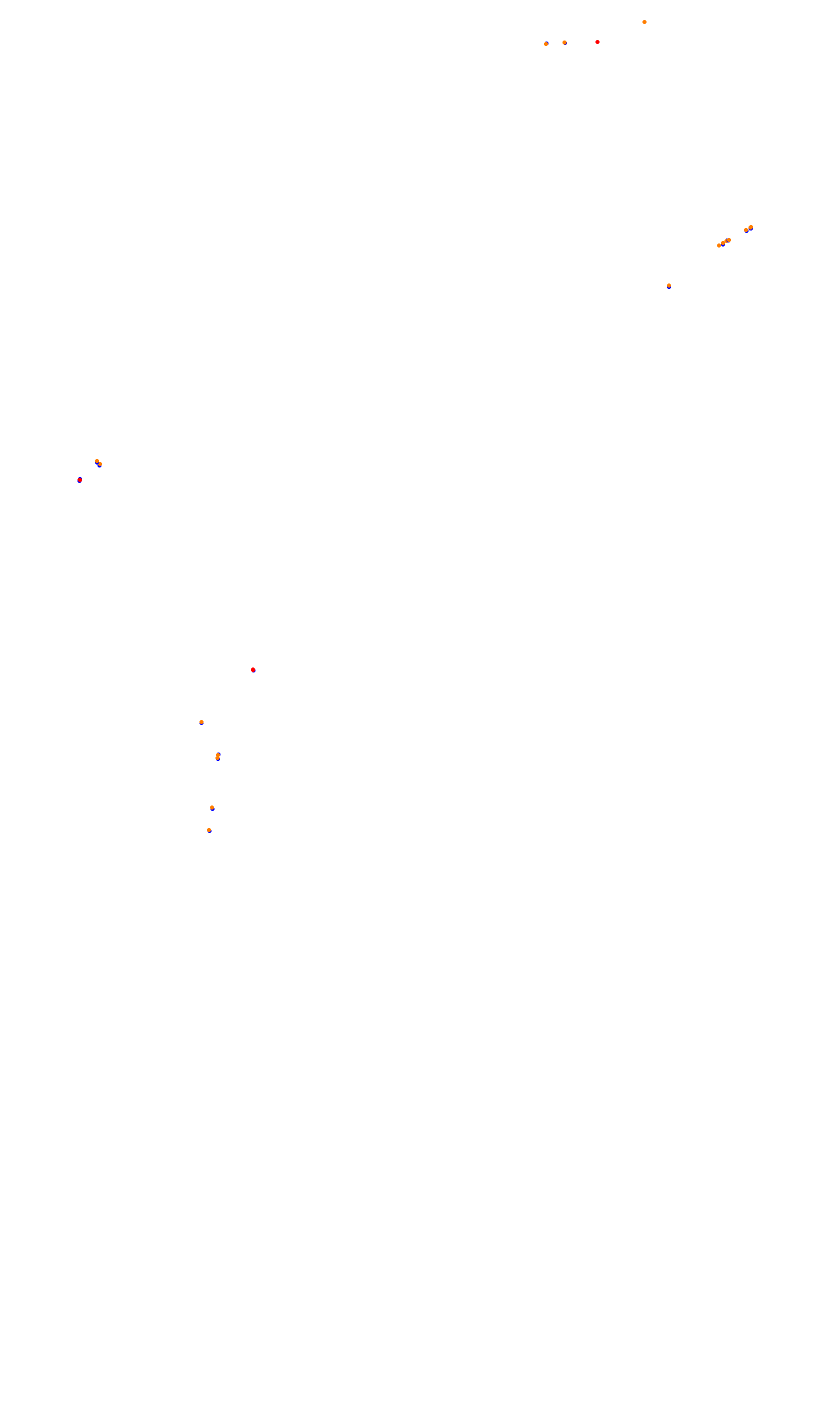 Monza collisions