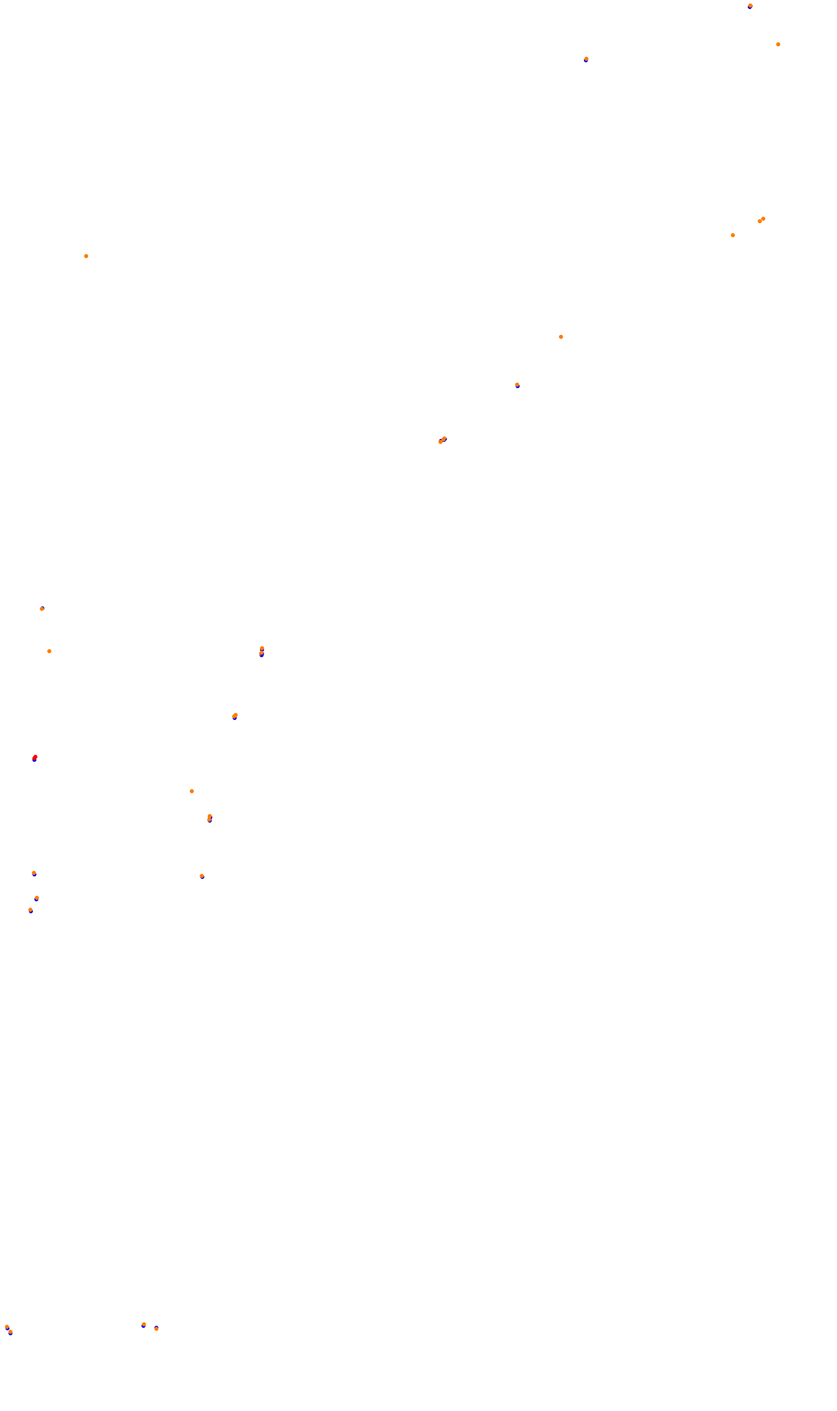 Monza collisions