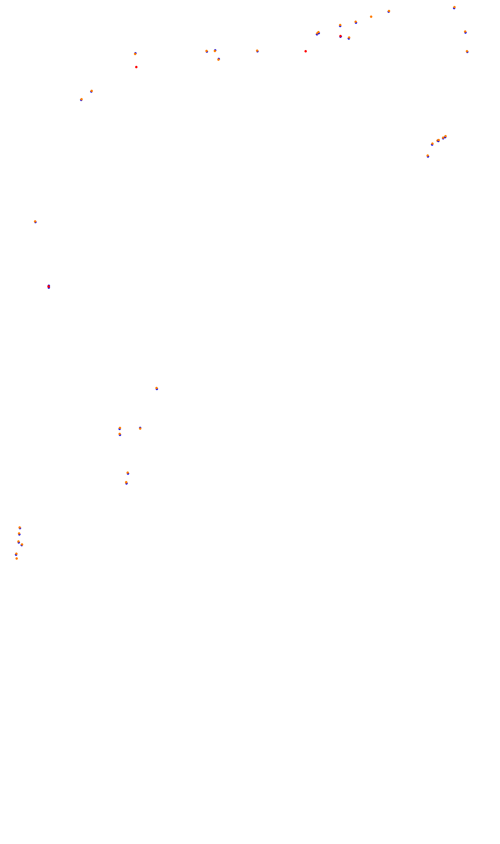 Monza collisions