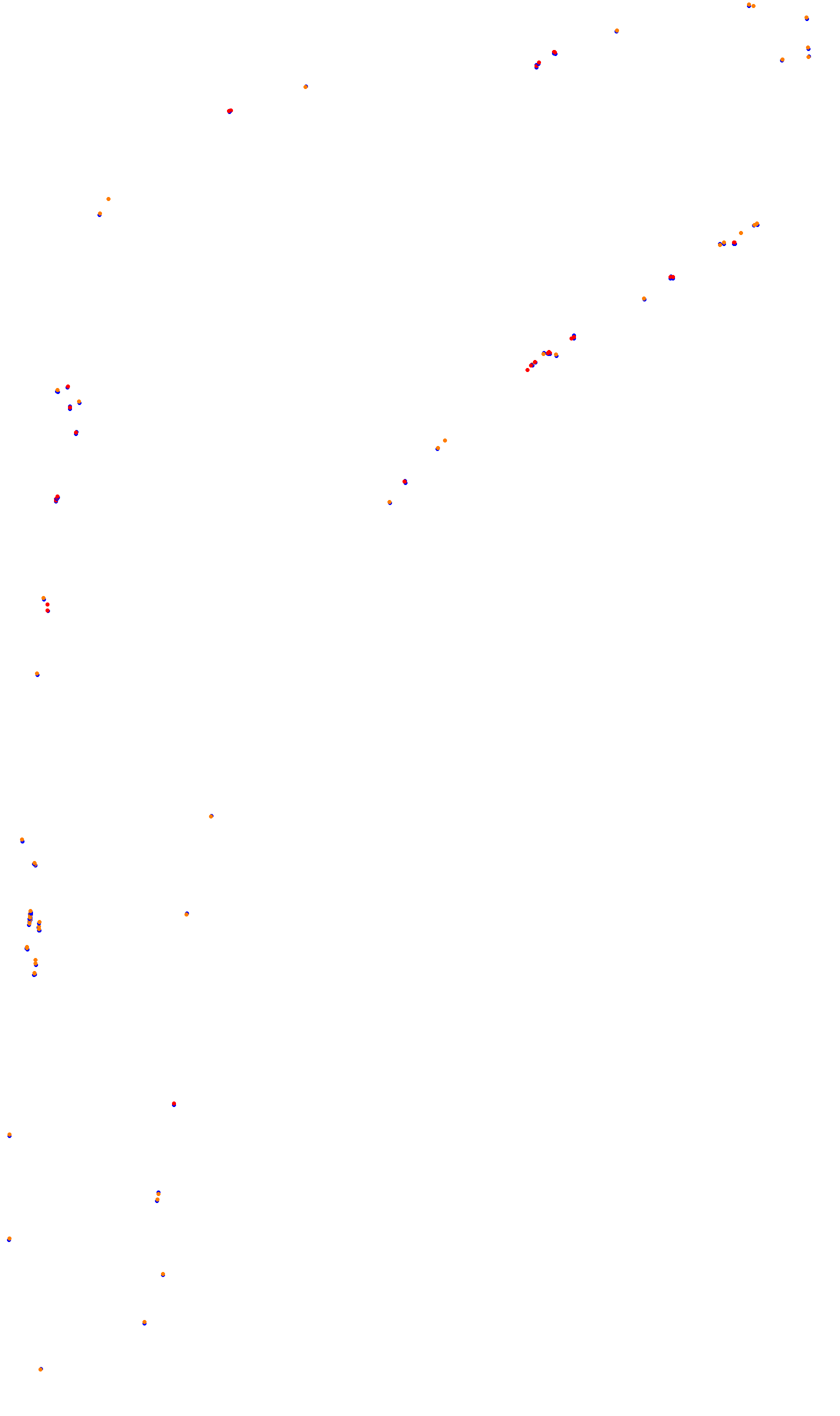 Monza collisions