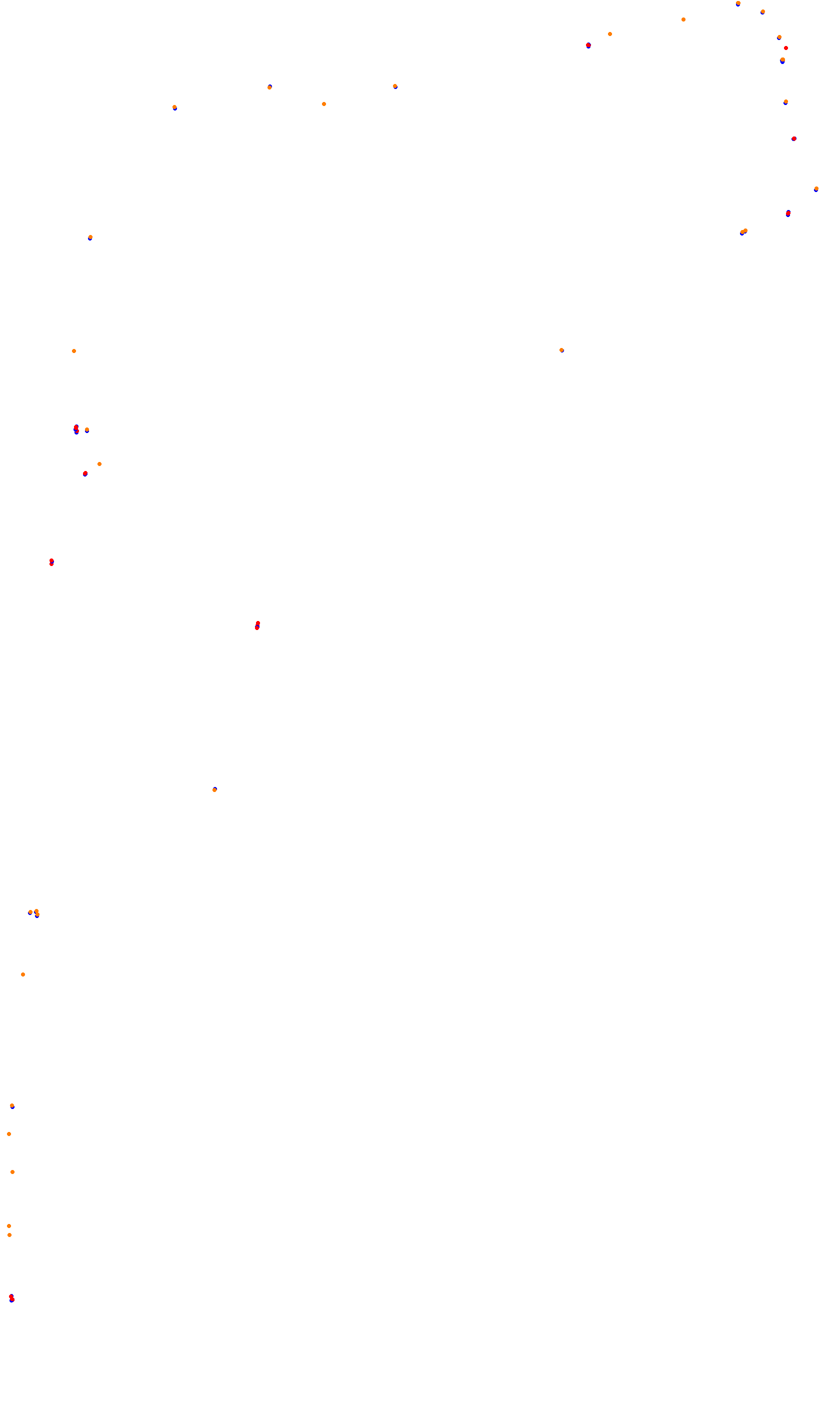 Monza collisions