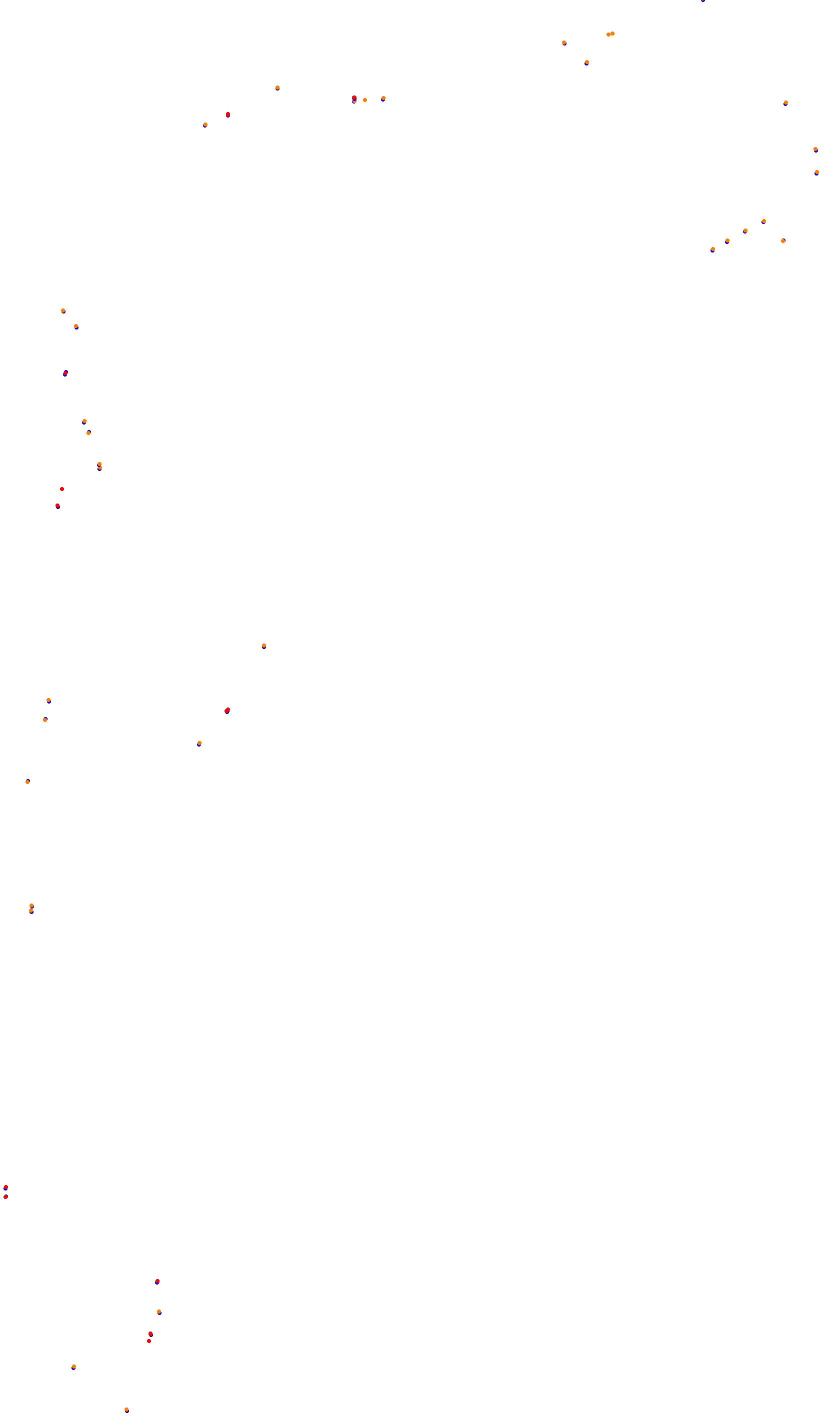 Monza collisions